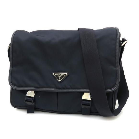 Prada Nylon Messenger Bag Navy Blue - Picture 1 of 9